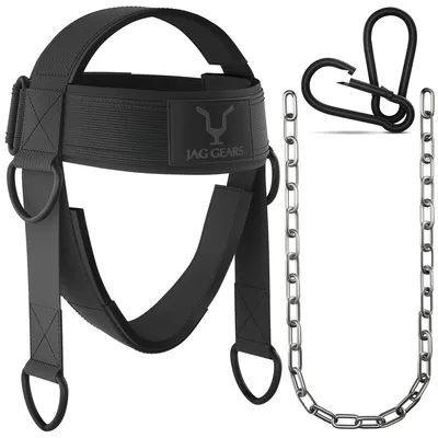 Produktbild von JAG GEARS Nackentrainer Hals Training 7mm Neopren Gepolstert Trainer 110cm Kraft