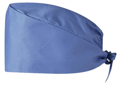 Scrub-Hut mit Schweißband, elastisch, blau, 1 Stück