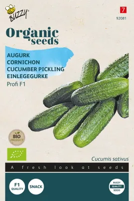Produktbild von Buzzy Organic Einlegegurke Profi F1 -  Samen - Ca. 8  Samen | Buzzy_92081