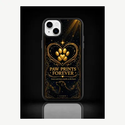 Produktbild von iPhone 15 Plus Hülle Handyhülle Schutzhülle Case mit Pfoten Motiv – LUNØIR ©