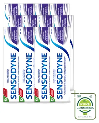 Productafbeelding van 12 x Sensodyne Tandpasta voor tandvleesbescherming - 75 ml - Grote verpakking - 12 stuks
