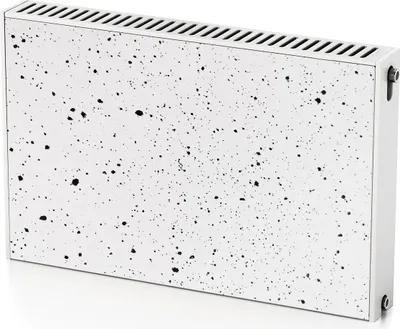 Produktbild von Punkte – Magnetische Heizkörperabdeckung – 90x60 cm – Magnet Heizkörperabdeckung – 3D Würfel – Heizkörperverkleidung – Magnetische Wandverkleidung – Wetterfest
