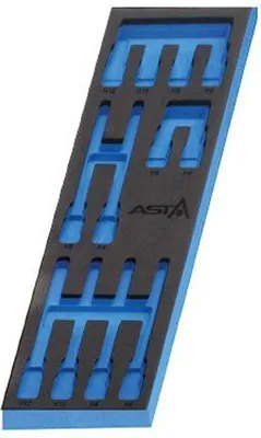 Immagine prodotto di Modulo per carrelli portautensili vuoto, schiuma espansa, schiuma a forma di cubo, per inserti