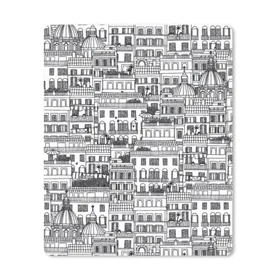 Produktbild von MuchoWow® Mauspad Mousepad Muster - Italien - Haus 19x23 cm - Mousepads - Maus Mat - Pad - Mausunterlage - Mauspads - Spielen