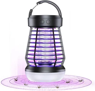 Zdjęcie produktu dla Elektryczne pułapki na owady z lampą UV i ładowarką – pułapki na komary do użytku na zewnątrz, na kempingu i w ogrodzie