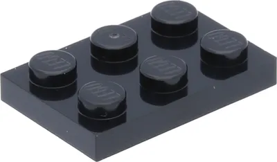 Produktbild von Lego® 2x3 Platten 3021 - 100 Stück Schwarz