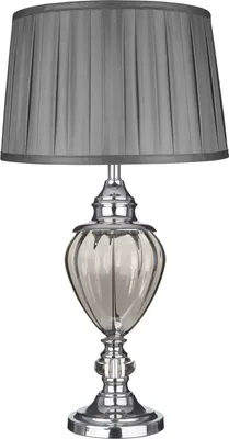 Produktbild von Greyson Schreibtischlampe Stahl Chrom Klarglas 1 Licht E27