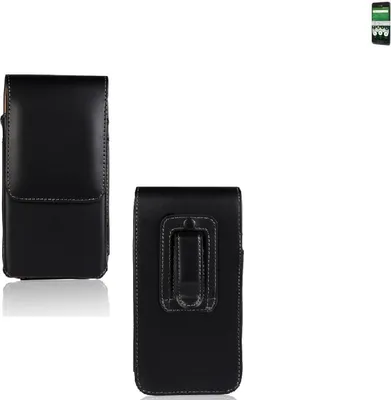Produktbild von K-S-Trade Gürteltasche kompatibel mit doro 8035  Schutz-Hülle Handy-Hülle mit Magnetverschluss  Holster in schwarz