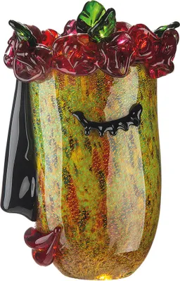 Produktbild von Casablanca by Gilde Glasart Designvase Flora durchgefärbt, handgearbeitet H. 31,5 cm,39848