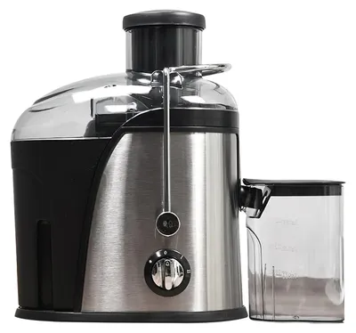 Image de Extracteur de jus centrifuge - Moteur de 400 W - Ouvertures d'alimentation de 7,6 cm - 2 vitesses - Réservoir à jus de 1,5 litre - Acier inoxydable - Gris clair