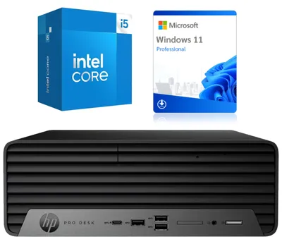 Zdjęcie produktu dla Komputer stacjonarny HP Pro SFF 400 G9 | Procesor Intel i5-12600 | 16 GB pamięci DDR4 | Dysk SSD 1000 GB | System Windows 11 | Klasa A-