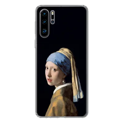 Produktbild von MuchoWow® Handyhülle Schutzhülle Hülle für Huawei P30 Pro Mädchen mit Perlenohrring - Vermeer - Kunst Silikon Softcase Handy Hülle - Schutzdeckel
