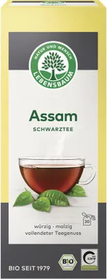 HERBATA CZARNA ASSAM BIO (20 x 2 g) 40 g - LEBENSBAUM