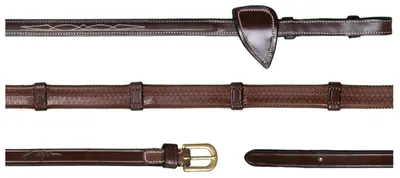 Produktbild von Dy´on Gummizügel mit 7 Lederstegen D Collection Zügel Braun