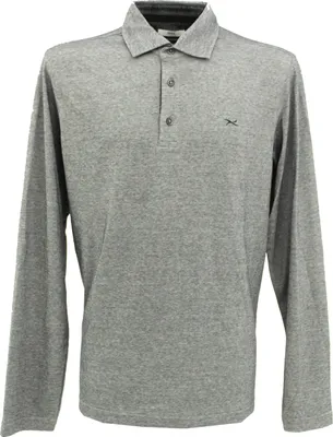 Produktbild von 25693 Brax, Prescot, Herren Polohemd Poloshirt, weicher Glattstrick, grau meliert, M