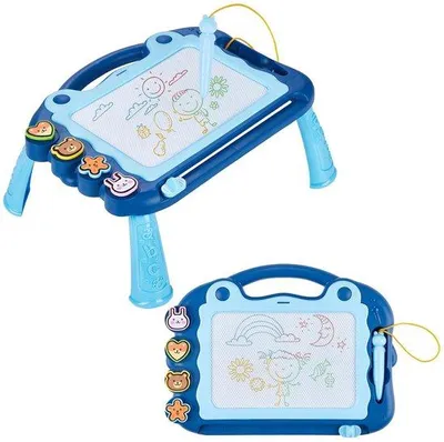 Productafbeelding van Magnetisch Tekenbord met 4 Stempels voor Kinderen