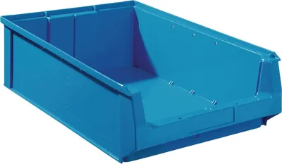 Zdjęcie produktu dla Pojemnik do przechowywania z otwartym frontem L500/450xW310xH140mm PE niebieski
