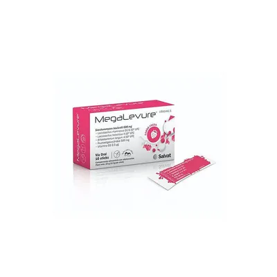 Produktbild von Megalevure 10 Sticks Erdbeergeschmack