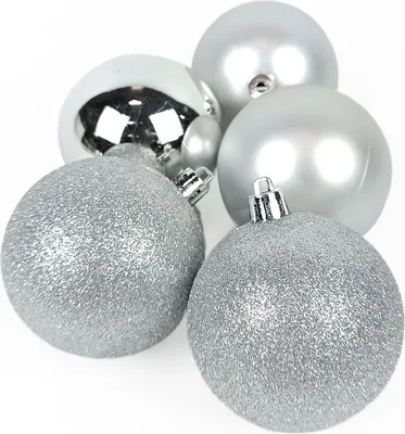 Produktbild von Weihnachtskugeln aus Kunststoff, 8er-Set, Ø 7 cm