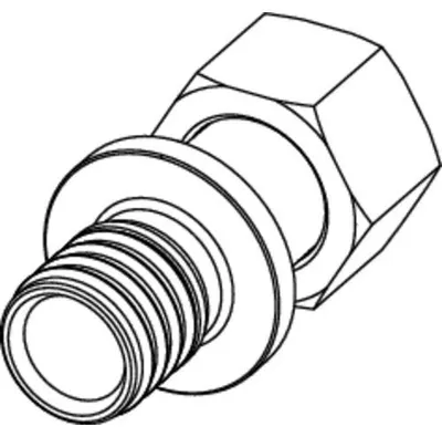Produktbild von TECEflex Verschraubung 32mm x 11/4" Innengewinde, flachdichtend, Rotguss