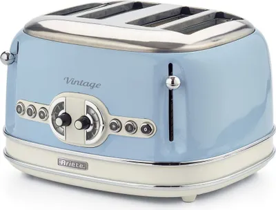 Produktbild von Ariete Vintage 4-Schlitz-Toaster blau