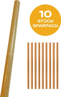 Produktbild von 10er Pack Escrima Stock Rattan hell 65 cm - Stick Arnis Kali Waffentraining