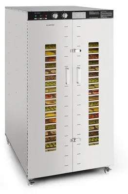 Image de Déshydrateur alimentaire - Klarstein Master Jerky 24 - 4500W - 40-90 °C - Minuterie - Jusqu'85 kg de fruits - Inox argent