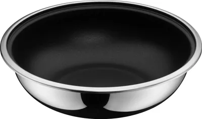 Produktbild von WMF 89.0054.0125, Rund, Allzweckpfanne, Schwarz, Edelstahl, Edelstahl, 250 °C, Edelstahl