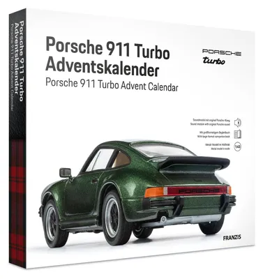 Productafbeelding van Modelbouwset Porsche 911 Turbo - Schaal 1:43 - Adventskalender met geluidsmodule