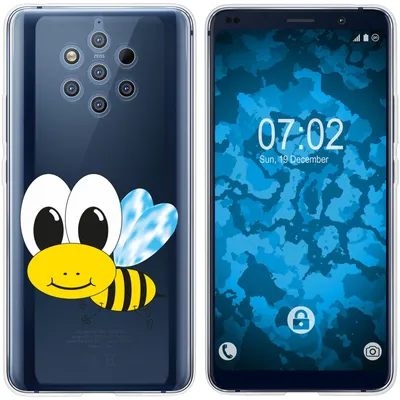 Produktbild von PhoneNatic Case kompatibel mit  Nokia 9 PureView Silikon-Hülle Cutiemals M1