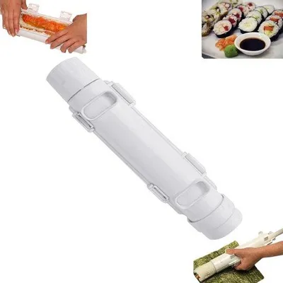 Produktbild von Sushi-Maker-Kit - Sushi-Roller - Ideal für Anfänger und Hobbykochs - Weiß - Sushi-Kit - DIY-Sushi-Gerätschaften