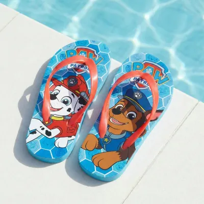 Produktbild von Paw Patrol Chase Kinder Flip Flops Zehentrenner Sandalen Latschen – Bunt / 29/30