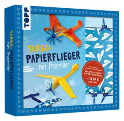 Produktbild von Kreativ-Set Turbo-Papierflieger mit Propeller