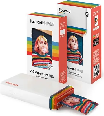 Produktbild von Polaroid 6152, Thermodruck, 2.1" x 3.4" (5.3 x 8.6 cm), Bluetooth, Direktdruck, Weiß
