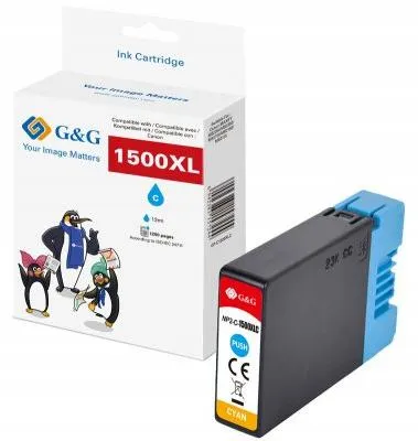Obrázek produktu pro G&G 09351, Vysoká (XL) výtěžnost, Azurová, 12 ml, 1 kusů, 0 str., Balení po jednom