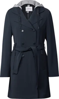 Produktbild von Cecil Sportive Trenchcoat w. detacha dark navy blue M