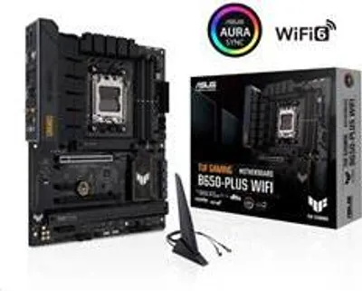 Obrázek produktu pro ASUS TUF GAMING B650-PLUS WIFI, AMD, Zásuvka AM5, AMD Ryzen 7000 Series, Zásuvka AM5, DDR5-SDRAM, 128 GB
