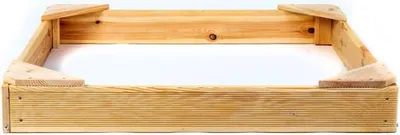 Obrázek produktu pro MARIMEX Dřevěné Pískoviště Čtyřhranné Malé 100 X 100 cm 11640431
