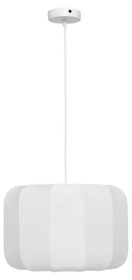 Produktbild von Atmosphera createur d'interieur - Hängeleuchte "tobie" baumwolle weiß d37cm