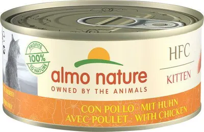 Image de Almo Nature HFC Naturel KITTEN & Huhn 150gx24