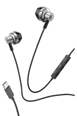 Obrázok produktu pre COOL Accesorios 8434847070889, Kábel, Hovor / hudba, 20 - 25000 Hz, Slúchadlá s mikrofónom, Čierna, Strieborná
