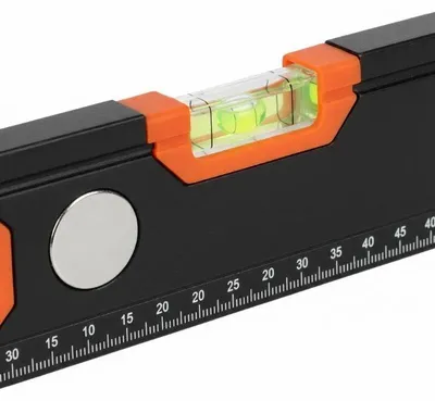 Produktbild von Magnet Wasserwaagen Set - 4-teiliges Wasserwaagen Werkzeug - 122/61/41/25 cm - Libellen - 45°/90°/180° Messung - Armeegrün