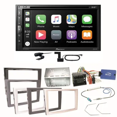 Produktbild von Pioneer AVH-Z5200DAB Carplay Einbauset für Opel Astra H Corsa D Zafira B Antara