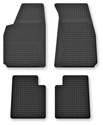 Image de Tapis de sol en caoutchouc pour Suzuki Grand Vitara I 1998-2005 (5 portes) – 4 pièces, noirs, semi-universel, adapté