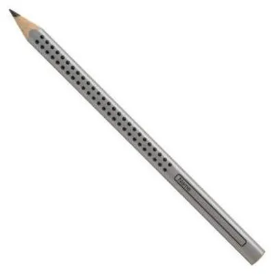 Obrázok produktu pre Faber-Castell 96091010 Ceruzka Jumbo GRIP, tvrdosť: B, farba hriadeľka: striebornošedá – výhodná sada po 12 kusov