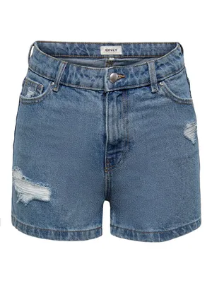 Produktbild von Denim Jeans Shorts Kurze Hose High Waist Destroyed Pants ONLJAGGER | L