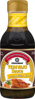 Zdjęcie produktu dla Kikkoman Teriyaki z prażonymi ziarnami sezamu 250ml