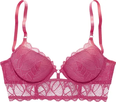 Produktbild von LASCANA Push-up-BH , BH mit Bügel, in Bustier Form, als Dessous-Set kombinierbar pink Größe 75 Cup C