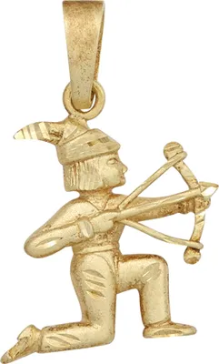 Produktbild von JOBO Anhänger Sternzeichen Schütze 925 Sterling Silber gold vergoldet matt