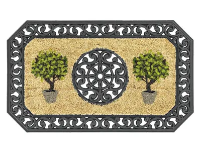 Obrázek produktu pro Rohožka Astra pro vnitřní a venkovní použití COCO TWIN Brown 45 x 75 cm